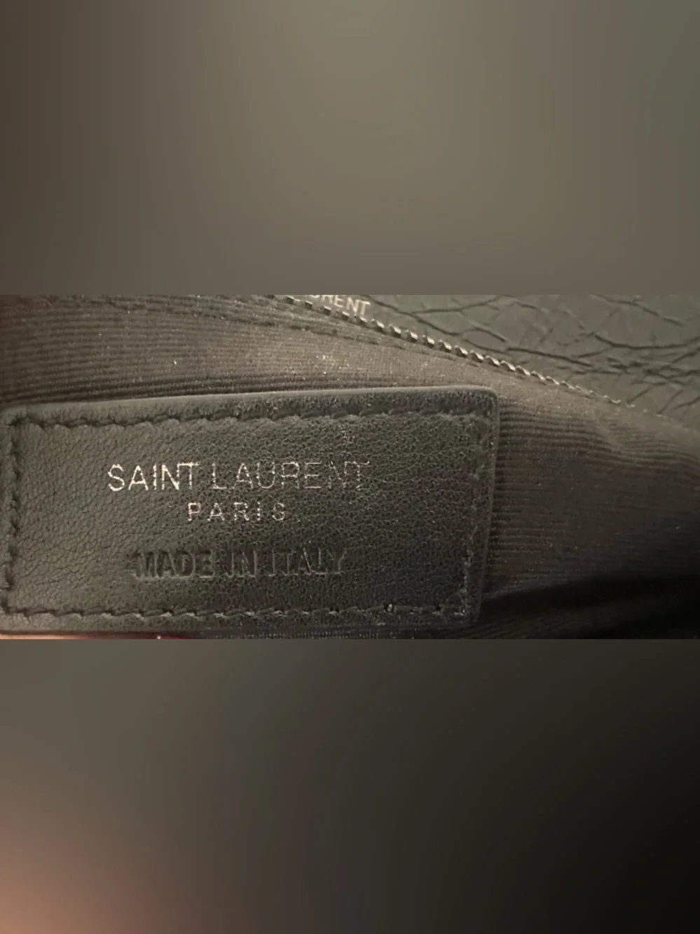 Saint Laurent Niki Medium Shoulder Black CrinkleChain-Shoulder Bag with YSL Logo - Picture 6 of 12